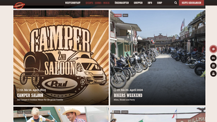Auf ihrer Homepage bewirbt die Westernstadt Pullman City bereits erste Veranstaltungen für April. (Screenshot)