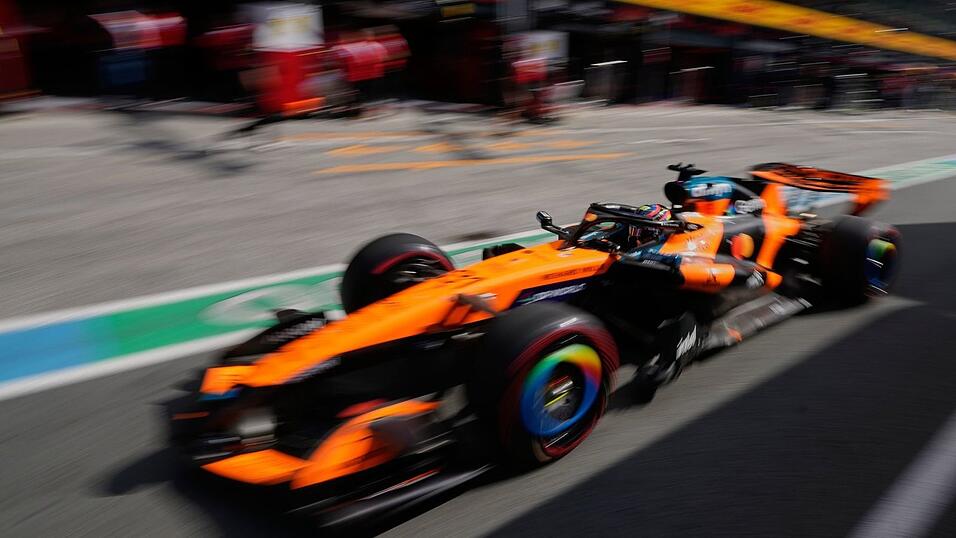 Nicht zu schlagen in der Qualifikation: Lando Norris. Nicht zu schlagen in der Qualifikation: Lando Norris.