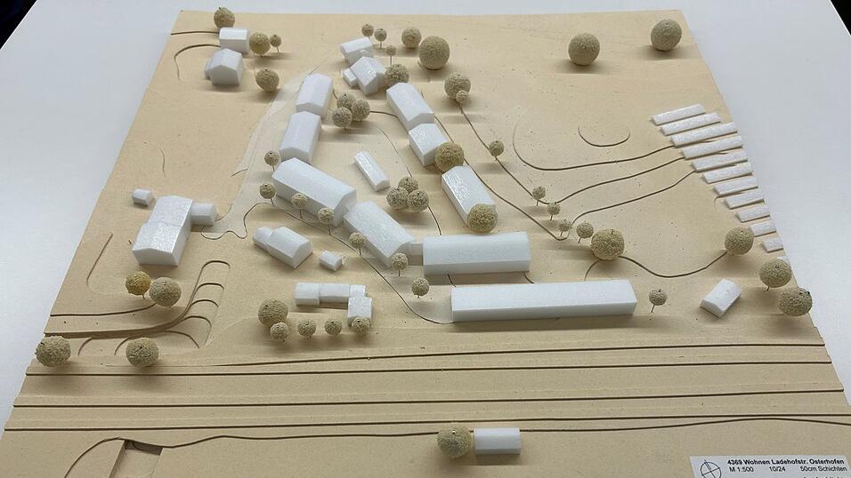 Model zur neuen Wohnquartiersplanung des Architekten Stefan Kohlmeier.