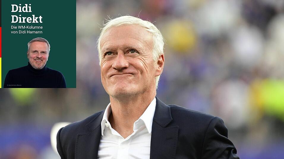Wie geht es weiter mit dem deutschen Fußball? Dietmar Hamanns Favorit für die Nachfolge von Bundestrainer Julian Nagelsmann ist Frankreichs Nationaltrainer Didier Deschamps (im Bild). Wie geht es weiter mit dem deutschen Fußball? Dietmar Hamanns Favorit für die Nachfolge von Bundestrainer Julian Nagelsmann ist Frankreichs Nationaltrainer Didier Deschamps (im Bild).