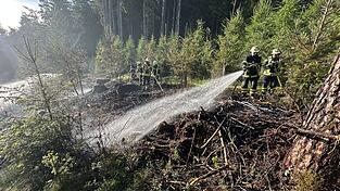 Zahlreiche Einsatzkr&auml;fte waren vor Ort, um den Brand unter Kontrolle zu bringen.&nbsp;