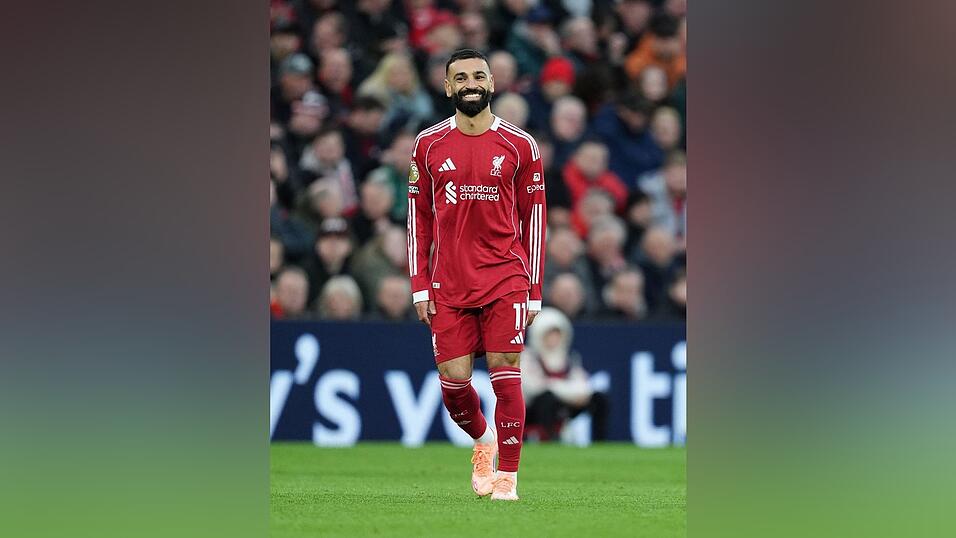 Hat wieder gut lachen: Mohamed Salah Hat wieder gut lachen: Mohamed Salah