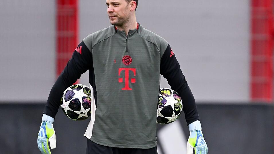 Manuel Neuer ist einer von vier Bayern-Profis, die von einer m&ouml;glichen Gelb-Sperre im Halbfinal-Hinspiel bedroht sind.