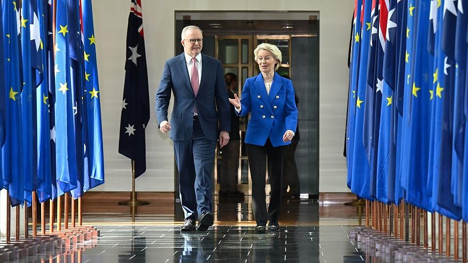 Angesichts des fordernden Auftretens der USA und Chinas r&uuml;cken die EU und Australien n&auml;her zusammen.