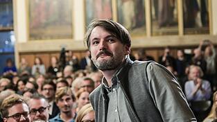 Sasa Stanisic am Montag im Kaisersaal des Frankfurter R&ouml;mers