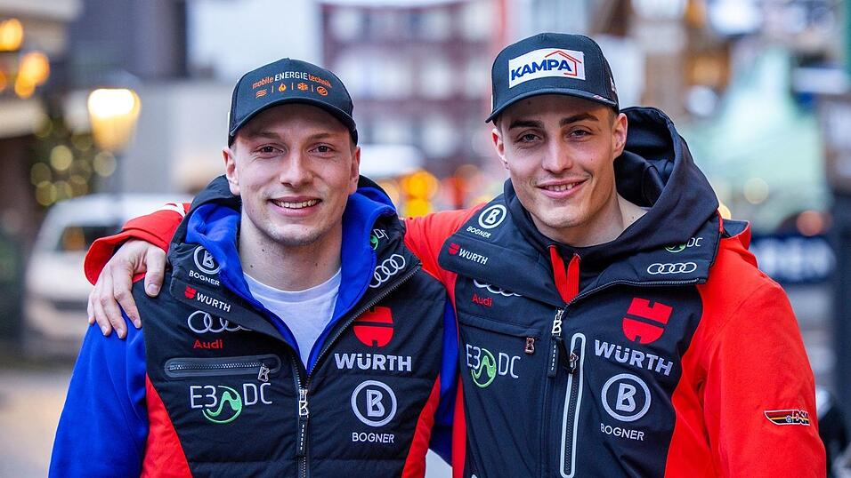 Jonas Stockinger (l.) und Anton Grammel waren beim DSV zwischenzeitlich aussortiert worden.