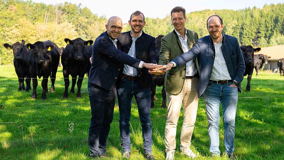 Die Verantwortlichen von Karmeliten und Wenisch freuen sich auf die Zusammenarbeit: Die Brüder Stefan (links), Anton (2.v.l.) und Christoph Wenisch (rechts) mit Georg Schneider, Chef der Karmelitenbrauerei. Die Verantwortlichen von Karmeliten und Wenisch freuen sich auf die Zusammenarbeit: Die Brüder Stefan (links), Anton (2.v.l.) und Christoph Wenisch (rechts) mit Georg Schneider, Chef der Karmelitenbrauerei.