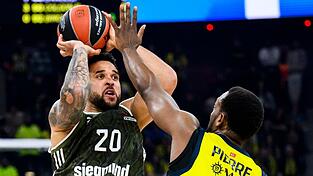 Verlässt die Basketballer des FC Bayern: Elias Harris. (Archivbild) Verlässt die Basketballer des FC Bayern: Elias Harris. (Archivbild)