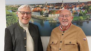 Dr. Albert Solleder (l.) und Werner Sch&auml;fer haben sich im B&uuml;rgermeisteramt, obwohl nicht der gleichen Partei zugeh&ouml;rig, symbiotisch erg&auml;nzt.