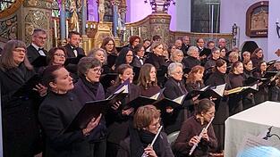 Die Chorgemeinschaft beim Herbstkonzert im Jahr 2023.