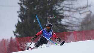 Dynamisch im Stangenwald: Anna-Lena Forster. Dynamisch im Stangenwald: Anna-Lena Forster.