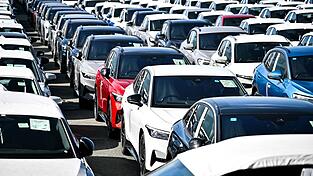 Deutschland exportierte viele Autos in die USA. (Archivbild)