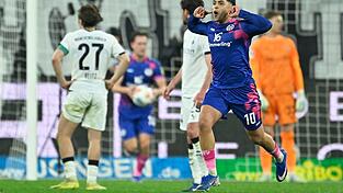 Umjubelter Schlusspunkt: Nadiem Amiri nach dem 1:1.