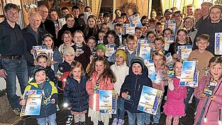 Die gl&uuml;cklichen Gewinner der Vereinsmeisterschaft des ASV Mais