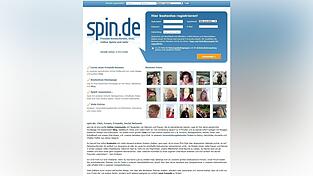 Aus 'Spinchat' wurde im Laufe der Jahre 'Spin.de' (2024).