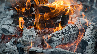 Bisherigen Erkenntnissen zufolge ist das Feuer einer Feuerschale auf das Haus übergegangen. (Symbolbild)