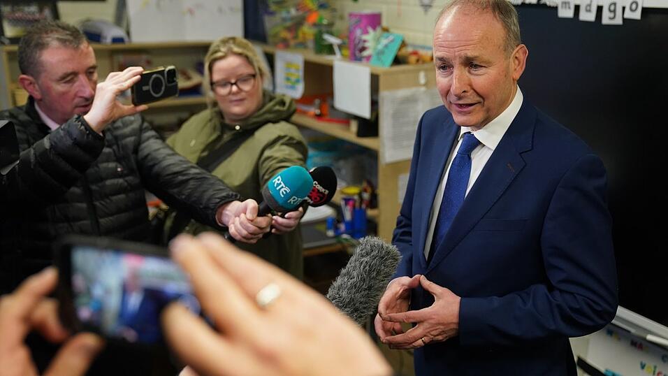 Micheál Martin, Parteichef der Fianna Fáil, könnte der neue Premierminister - in Irland Taoiseach genannt - werden. Micheál Martin, Parteichef der Fianna Fáil, könnte der neue Premierminister - in Irland Taoiseach genannt - werden.