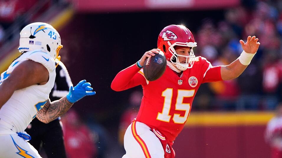Kein Entkommen für Mahomes: Die Chiefs spielen eine enttäuschende Saison. Kein Entkommen für Mahomes: Die Chiefs spielen eine enttäuschende Saison.