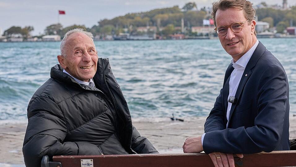 Der Minister traf einen der ersten &laquo;Gastarbeiter&raquo;.