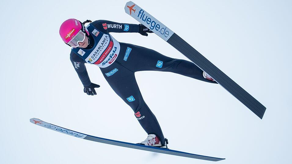 Nathalie Armbruster sichert sich den nächsten Sieg.