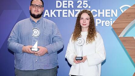 Michelle Kuhn und Marco Schwarzenberger retteten eine Frau.