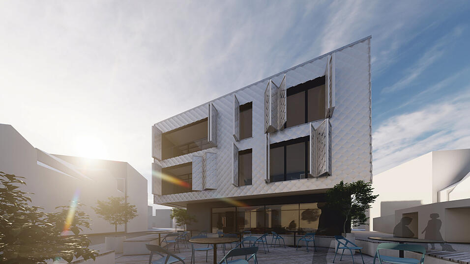 'Erst die fachlichen und technischen Parameter erlauben eine reale Bewertung', antwortet Alexander Hoffmann auf die Frage, ob sich eine Metallfassade tatsächlich nachteilig auf das Mikroklima der Stadt auswirken würde. 'Erst die fachlichen und technischen Parameter erlauben eine reale Bewertung', antwortet Alexander Hoffmann auf die Frage, ob sich eine Metallfassade tatsächlich nachteilig auf das Mikroklima der Stadt auswirken würde.