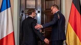 Merz und Macron sprachen in Berlin mehr als drei Stunden miteinander.