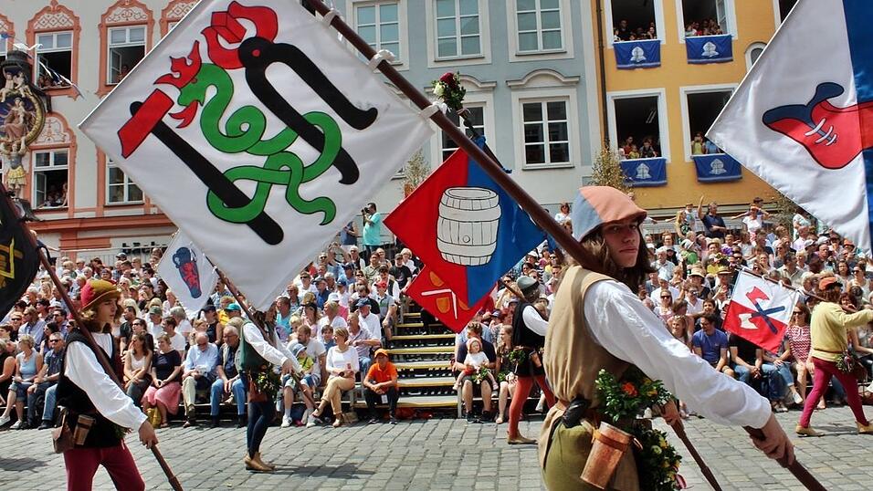 Der letzte Umzug der Landshuter Hochzeit 2017