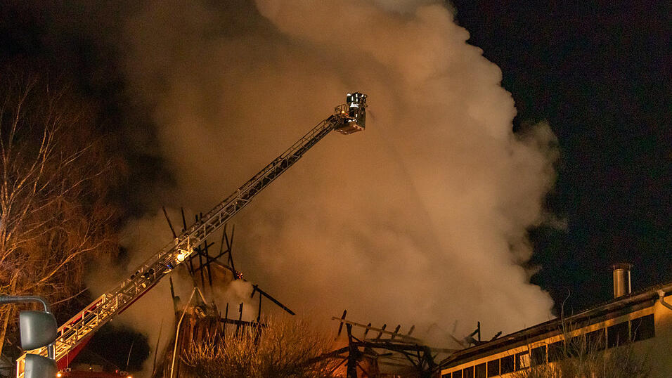 Mehrere Rinder sind bei einem Brand auf einem Bauernhof im Landkreis Deggendorf ums Leben gekommen.