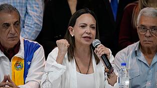 Venezuelas Oppositionsführerin Maria Corina Machado will möglichst bald in ihr Heimatland zurückkehren. (Archivbild) Venezuelas Oppositionsführerin Maria Corina Machado will möglichst bald in ihr Heimatland zurückkehren. (Archivbild)