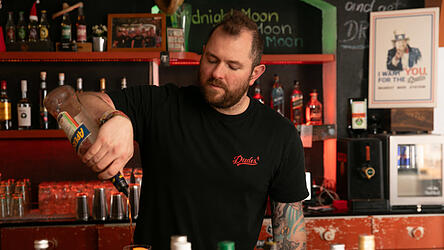 Markus Lebmeier feiert dieses Jahr zehn Jahre Dudes4 - und seinen 40. Geburtstag.