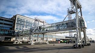 Die Bundespolizei nahm einen gesuchten Arbeiter im Kreuzfahrtterminal fest. (Archivbild)