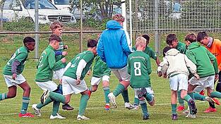 In der Saison wuchs die Mannschaft zum Team zusammen.