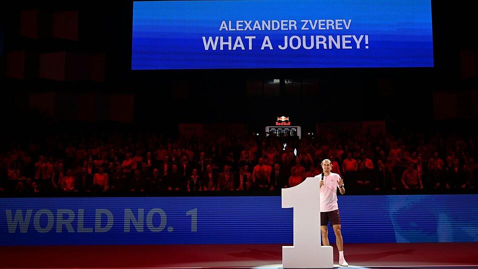 Das Ziel einer langen Reise: Alexander Zverev ist die Nummer eins der Tennis-Welt.