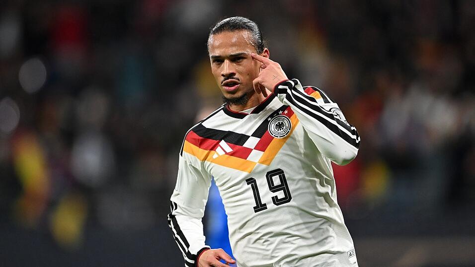 Er sollte sich bewähren - Leroy Sané traf gleich doppelt. Er sollte sich bewähren - Leroy Sané traf gleich doppelt.