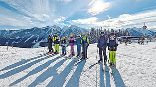 Der Bestfall: Tolles Wetter, ausreichend Schnee und gute Laune beim Skifahren.