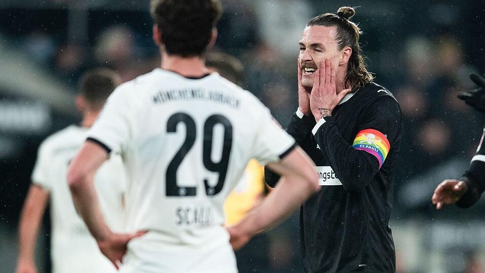 St. Pauli hat im direkten Abstiegsduell in M&ouml;nchengladbach das Nachsehen