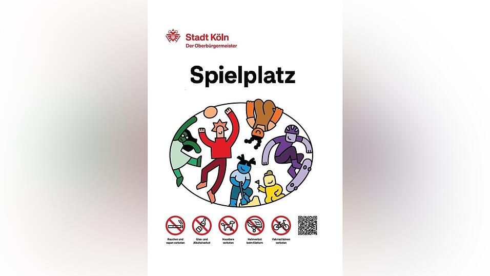 So soll das neue Spielplatz-Schild aussehen. (Handout)
