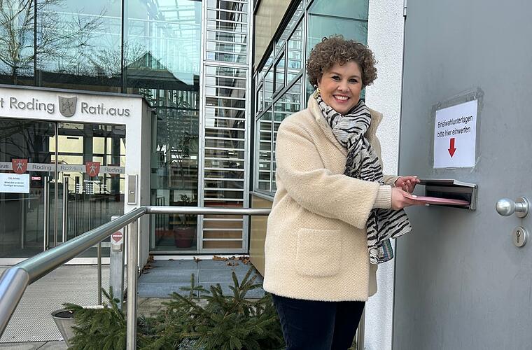 Alexandra Riedl hat im Vorfeld die Briefwahl gemacht.