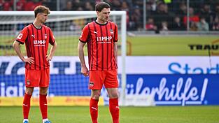 Budu Siwsiwadse und Jan Sch&ouml;ppner steigen mit Heidenheim ab.