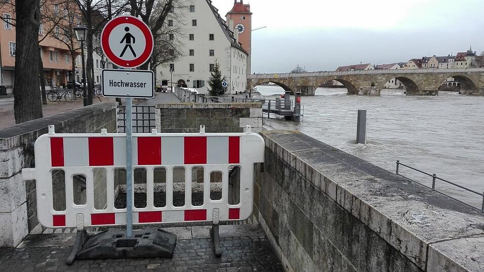 Die Uferpromenade ist gesperrt.
