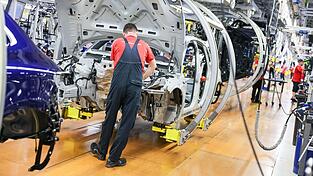 Die Stimmung in der deutschen Autoindustrie ist gesunken. (Symbolbild)