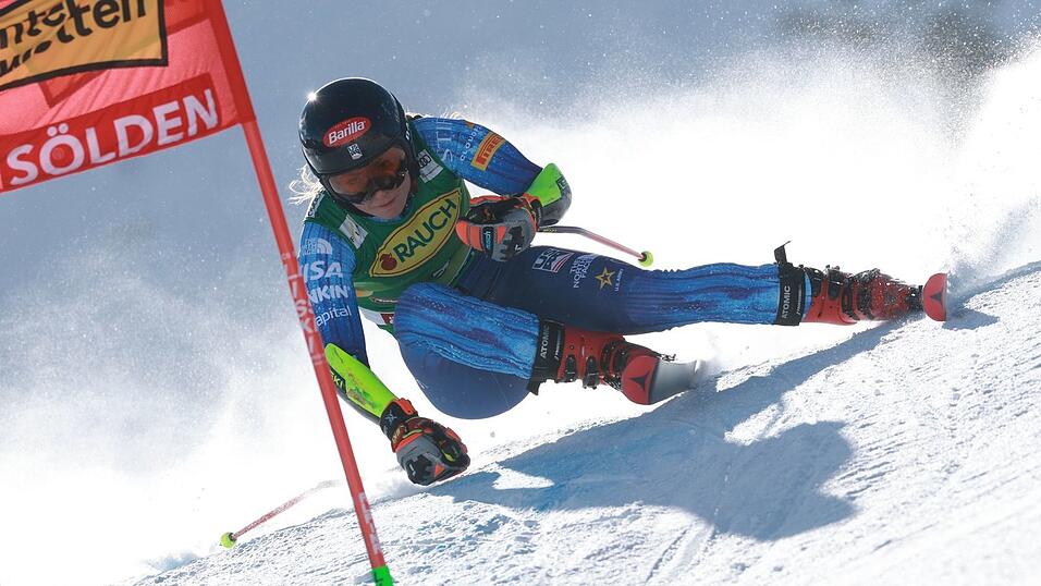 Fiel vom ersten noch auf den siebten Rang zurück: Mikaela Shiffrin. Fiel vom ersten noch auf den siebten Rang zurück: Mikaela Shiffrin.