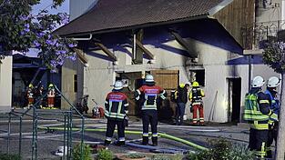 Die Feuerwehren brachten den Brand schnell unter Kontrolle. 
