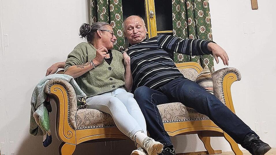Hatten schon bei den Proben großen Spaß: Stefanie Pokorny und Franz-Josef Weikl. Hatten schon bei den Proben großen Spaß: Stefanie Pokorny und Franz-Josef Weikl.