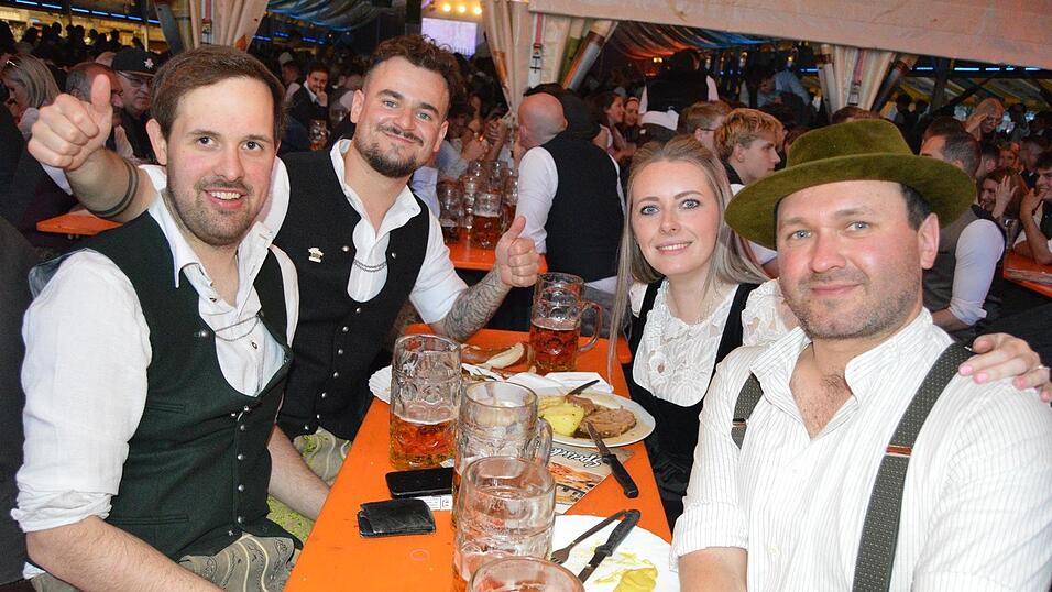 Viele Landshuter feierten am Freitag auf der Dult.&nbsp;