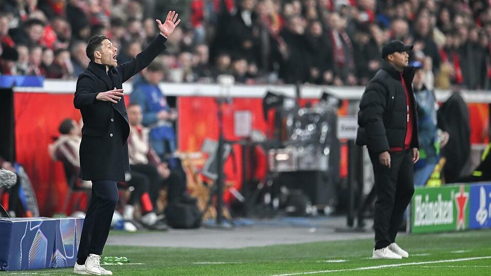 Xabi Alonso (l) fand diesmal kein Mittel gegen seinen Ex-Club und dessen Coach Vincent Kompany (r) Xabi Alonso (l) fand diesmal kein Mittel gegen seinen Ex-Club und dessen Coach Vincent Kompany (r)