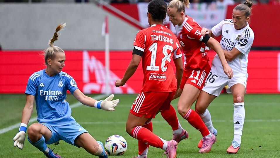 Klare Sache: Im Testspiel vor &uuml;ber einem Jahr gewannen die M&uuml;nchnerinnen 4:1 gegen Real mit Torh&uuml;terin Frohms. (Archivbild)