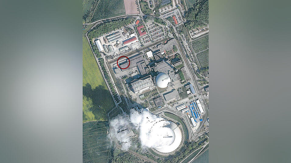 Der Bereich, in dem die neue Dampfkesselanlage entstehen soll, ist rot markiert. Der Bereich, in dem die neue Dampfkesselanlage entstehen soll, ist rot markiert.