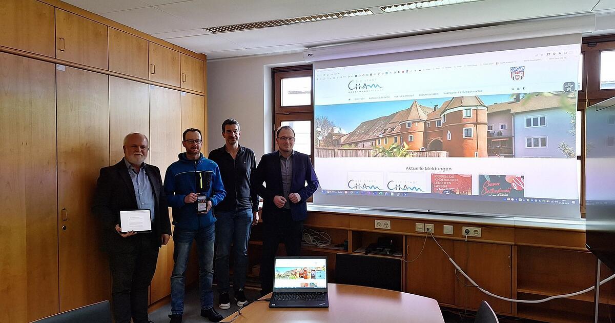 Stadt Cham stellt die neue Homepage vor